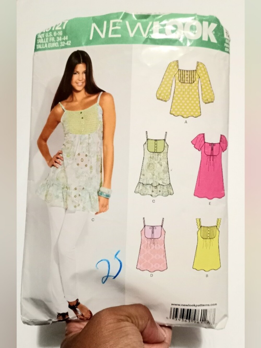 NewLook A6127 *Uncut Pattern